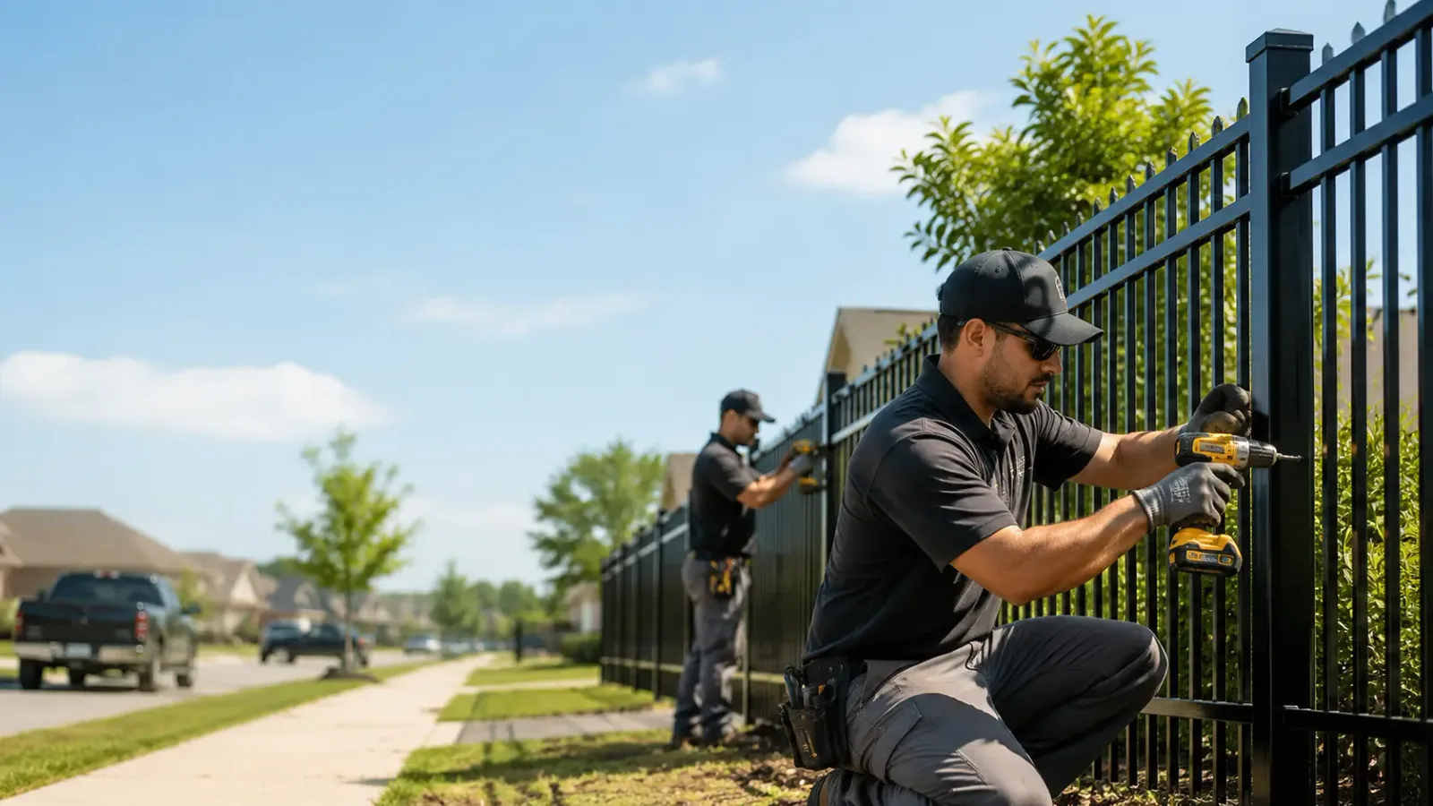 Metal Fence Installation in Lookeba, OK
